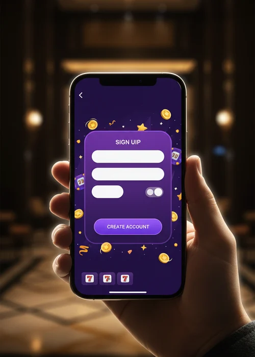Registration interface at WWW Casino showing quick signup form with email, password, and currency selection
